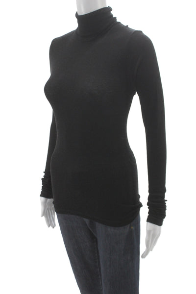 Soldout.nyc Unisex Black Turtleneck Modal Cashmere Pullover Sweater Size M