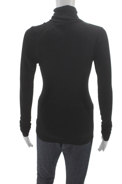 Soldout.nyc Unisex Black Turtleneck Modal Cashmere Pullover Sweater Size M