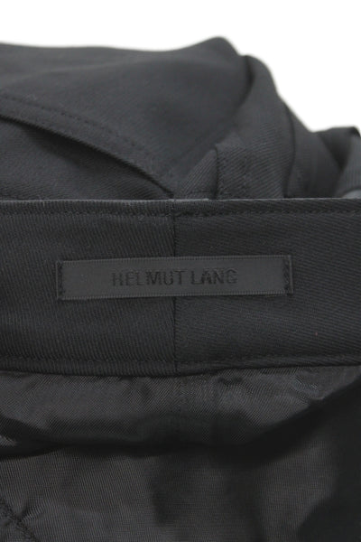 Helmut Lang Women Black Pencil Skirt Wool Blend Size 6
