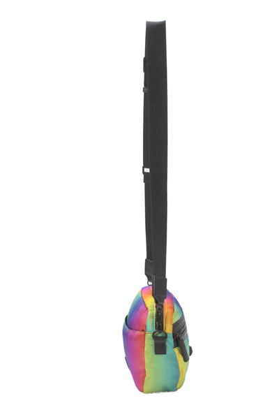 Kurt Geiger London Womens Zipper Crossbody Shoulder Handbag Multi Colored