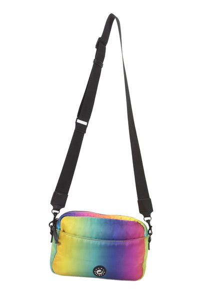 Kurt Geiger London Womens Zipper Crossbody Shoulder Handbag Multi Colored