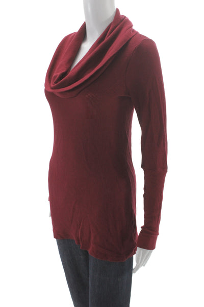 Splendid Unisex Pullover Sweater Red Long Sleeve Size M