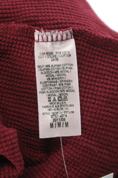 Splendid Unisex Pullover Sweater Red Long Sleeve Size M