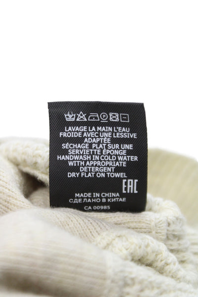 Isabel Marant Etoile Unisex Beige Pullover Sweater Zip Collared Size 34