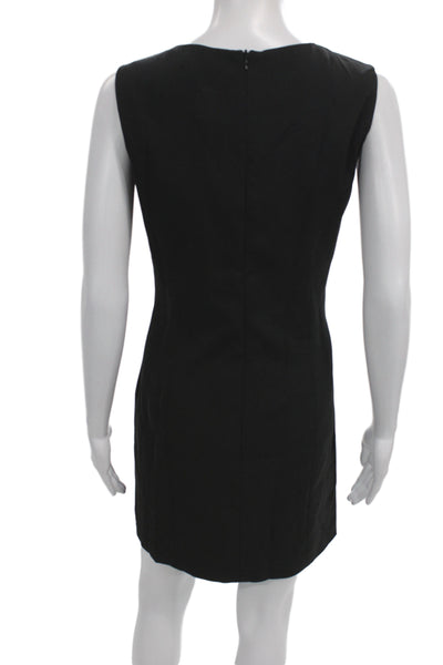 Pretty Garden Women Sheath Bodycon Dress Black Sleeveless Knee Length Size M
