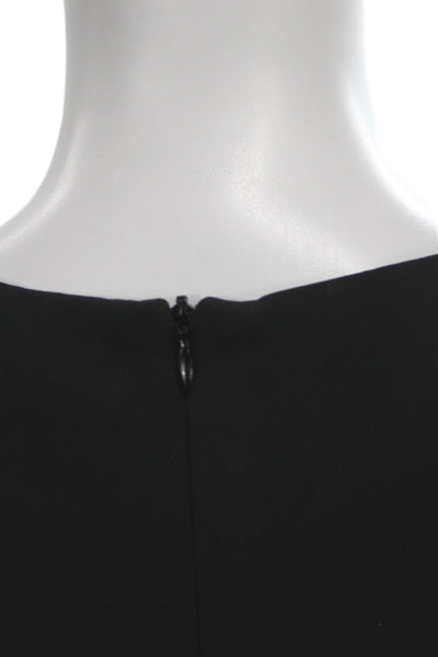 Pretty Garden Women Sheath Bodycon Dress Black Sleeveless Knee Length Size M