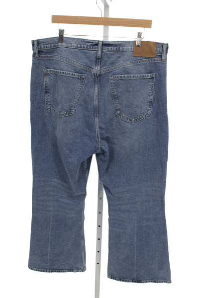 Banana Republic Mens Bootcut Blue Jeans Big Tall Size 34