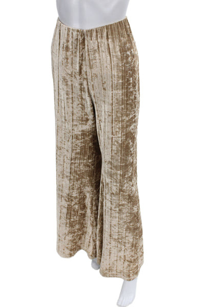 Free People Womens Striped Beige Boho Pants Size S