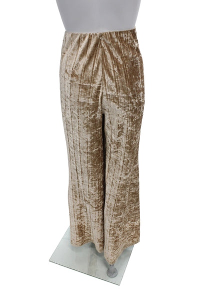 Free People Womens Striped Beige Boho Pants Size S