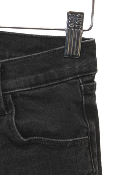 J Brand Womens Skinny Ankle Jeans Black Size 25
