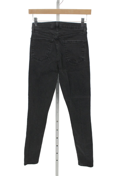 J Brand Womens Skinny Ankle Jeans Black Size 25