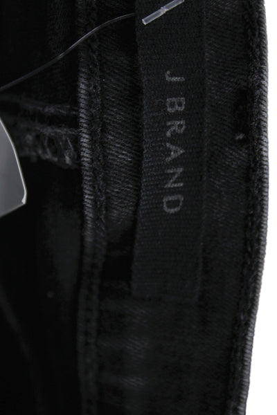 J Brand Womens Skinny Ankle Jeans Black Size 25