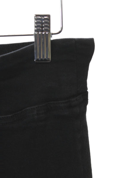 Frame Women Black Cotton Blend Pants Classic Inseam 27 Size 1