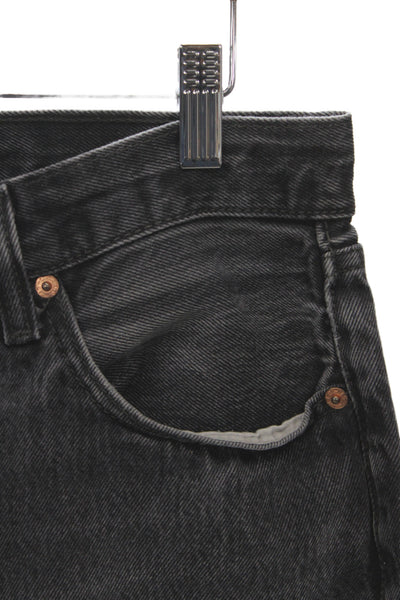 Levi Strauss & Co Mens Dark Gray Straight Jeans Denim Button Fly Size 32