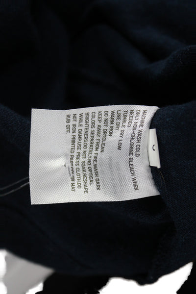 Uniqlo Mens Dark Blue Cotton Crew Neck Short Sleeve T-Shirt Size M
