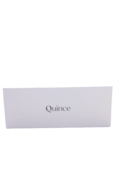 Quince Womens Leather Slide On Glove Ballet Flats Black Size 8.5