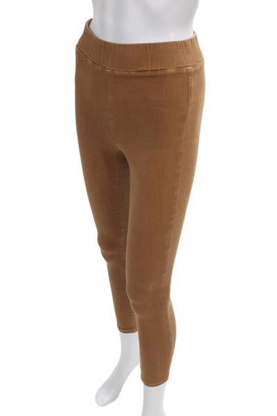 L'Agence Womens Ankle Jegging Pants Brown Size S