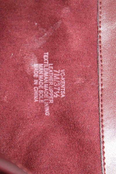 Vince Camuto Womens Suede Zip Up Kentsa Ankle Boots Red Size 7 Medium