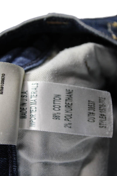 Citizens Mark Unisex Dark Blue Skinny Jeans Mid Rise 27 Inseam Size 28