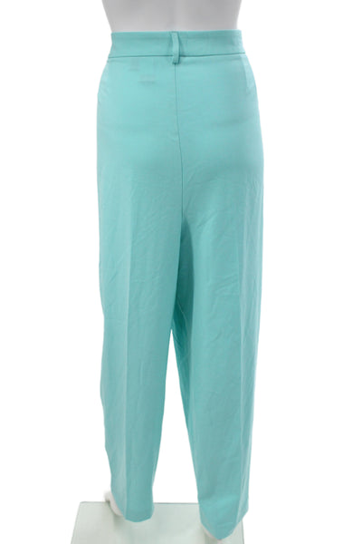 Tahari Unisex 2 Piece Suit Jacket Pants Light Blue Long Sleeve Size 20W