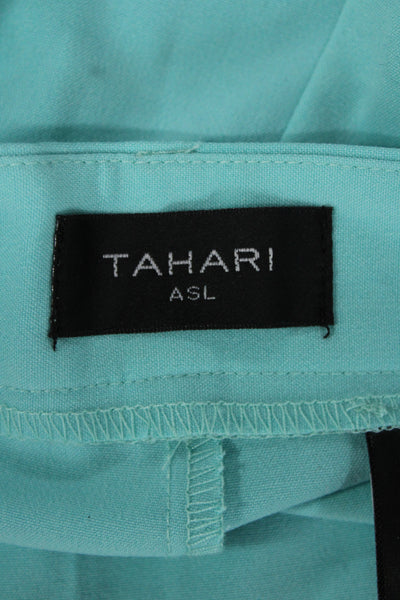 Tahari Unisex 2 Piece Suit Jacket Pants Light Blue Long Sleeve Size 20W