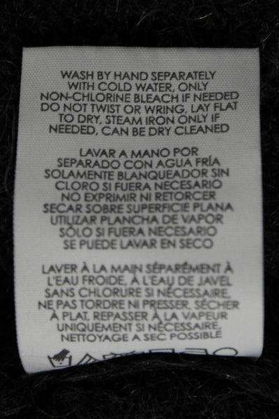 Cabi Unisex Pullover Sweater Dark Gray Short Sleeve Cotton Bohemian Size XL