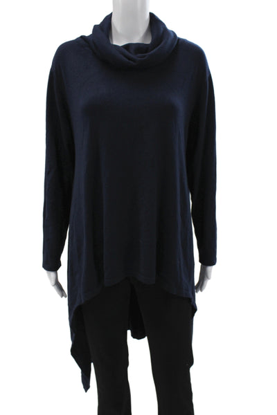 Sophy Curson Unisex Dark Blue Turtleneck Pullover Sweater Long Sleeve Size S
