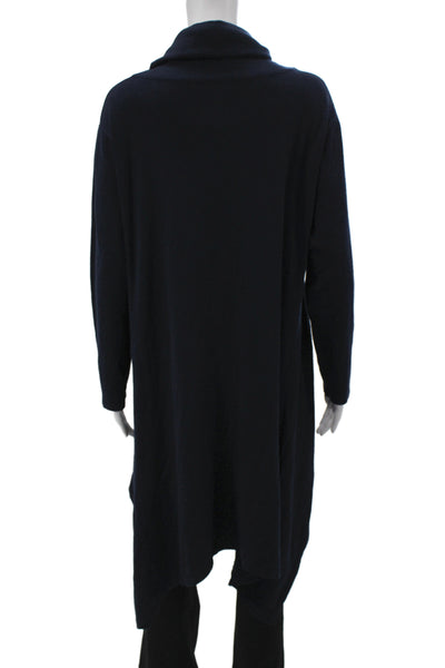 Sophy Curson Unisex Dark Blue Turtleneck Pullover Sweater Long Sleeve Size S