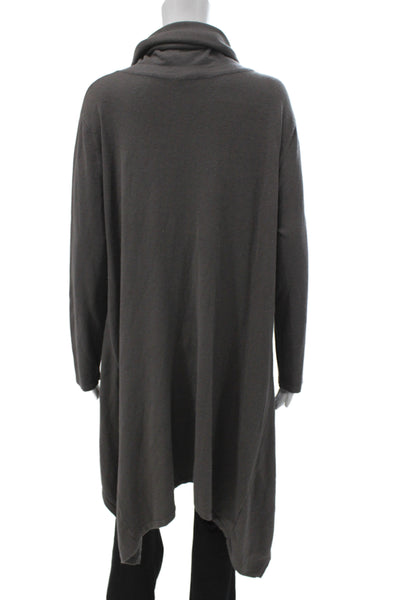 Sophy Curson Unisex Dark Gray Turtleneck Pullover Long Sleeve Size XL
