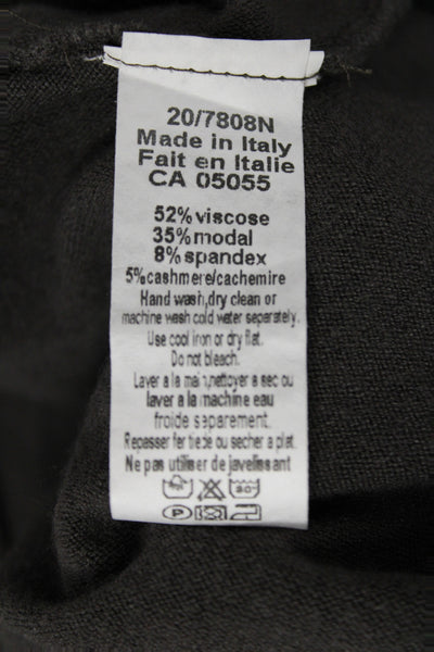 Sophy Curson Unisex Dark Gray Turtleneck Pullover Long Sleeve Size XL