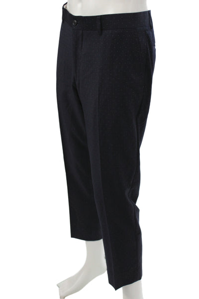 Moods of Norway Mens Dark Blue Wool 2 Piece Suit Size 42