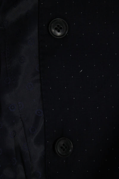 Moods of Norway Mens Dark Blue Wool 2 Piece Suit Size 42