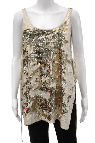Rachel Comey Women Tunic Tank Beige Sleeveless Size 0