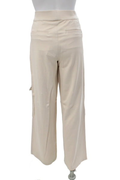 Sanctuary Womens Cargo Pants Beige Rayon Nylon Spandex Solid 32 Inseam Size L