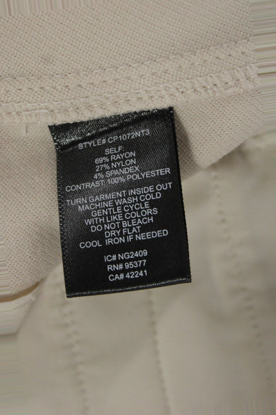 Sanctuary Womens Cargo Pants Beige Rayon Nylon Spandex Solid 32 Inseam Size L