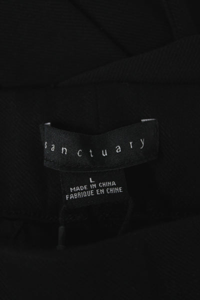 Sanctuary Womens Cargo Pants Black Rayon Blend Size L