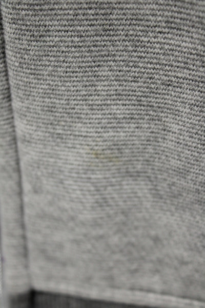 Lululemon Womens Full Zip Hoodie Gray Cotton High Neck Long Sleeve Size 12