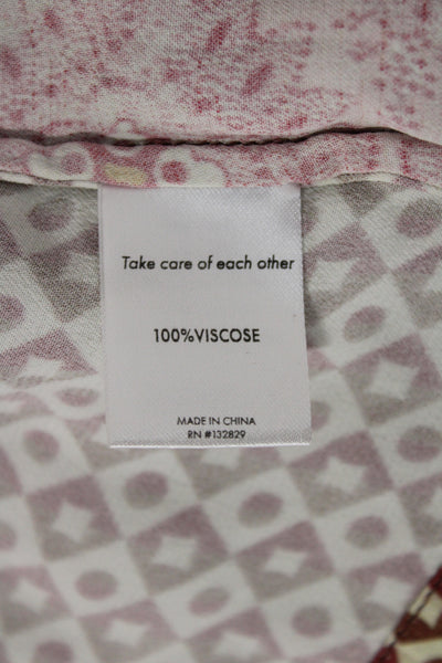 Tell Your Friends Women Floral Multi Color Coatigan Long Sleeve Size 2XS
