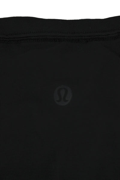 Lululemon Womens Sleeveless Basic Tank Black Cotton Size 12