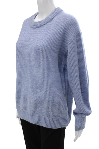 Everlane Unisex Light Blue Crew Neck Pullover Sweater Long Sleeve Size M