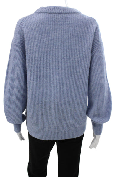 Everlane Unisex Light Blue Crew Neck Pullover Sweater Long Sleeve Size M