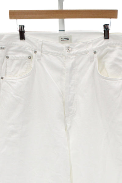 Citizens of Humanity Unisex White Straight Jeans Size 32