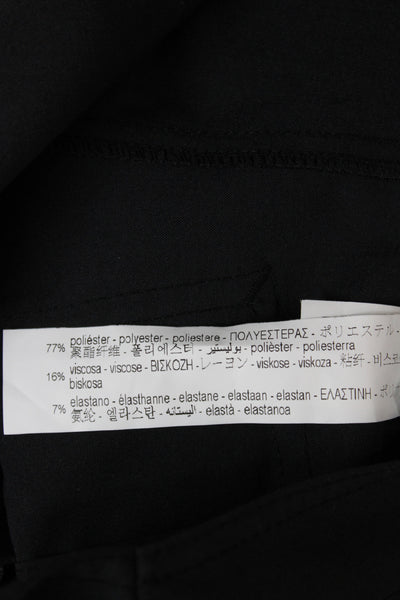 Zara Unisex Cargo Pants Black Polyester Viscose Elastane Inseam 30 Size XS
