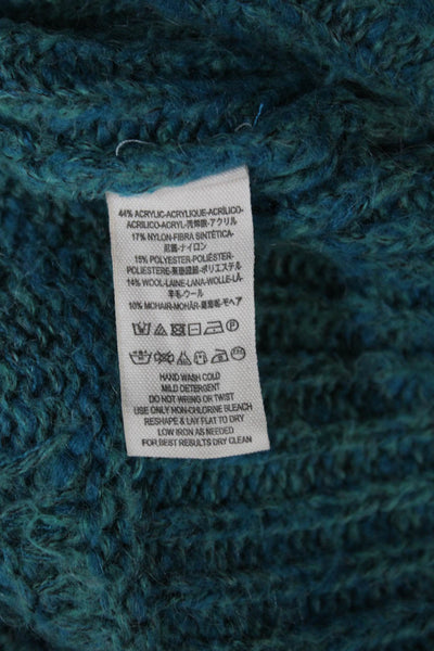 Free People Unisex Cardigan Sweater Blue Long Sleeve Hook & Eye Size XS