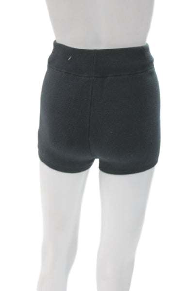 Kith Unisex Sweat Shorts Black 100% Cotton Designer Size XS