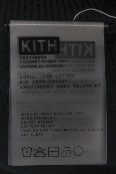 Kith Unisex Sweat Shorts Black 100% Cotton Designer Size XS