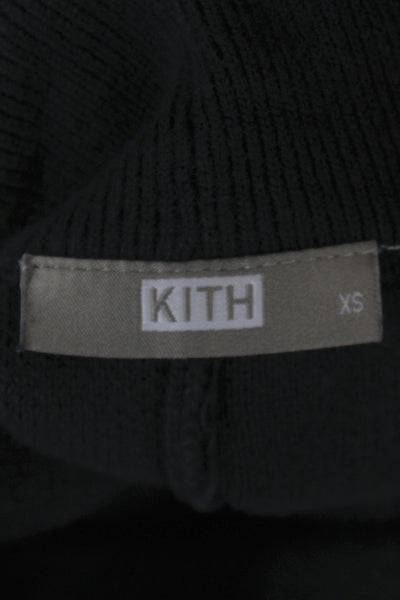 Kith Unisex Sweat Shorts Black 100% Cotton Designer Size XS
