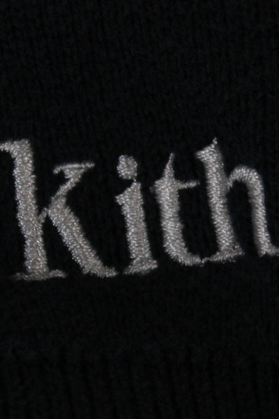 Kith Unisex Sweat Shorts Black 100% Cotton Designer Size XS