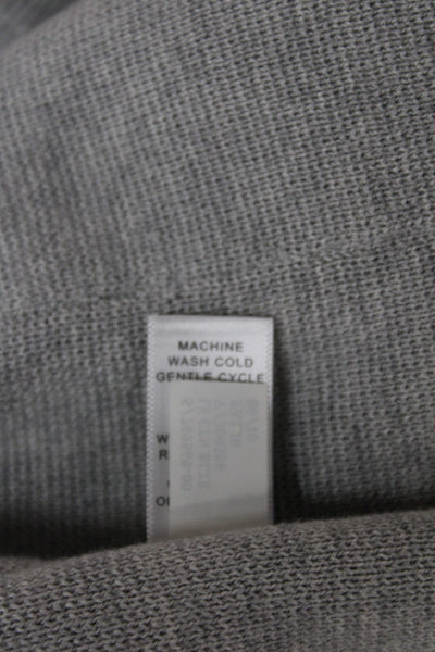 Banana Republic Unisex Long Sleeve Gray Cotton Polyester Blazer Size S