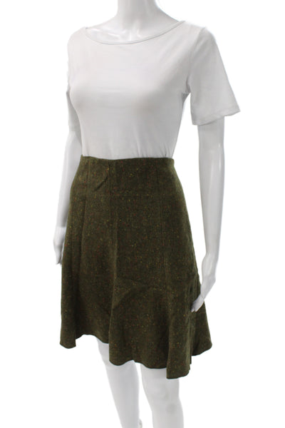 Cynthia Cynthia Steffe Women's Long Sleeves Two Piece Skirt Suit Green Size 14